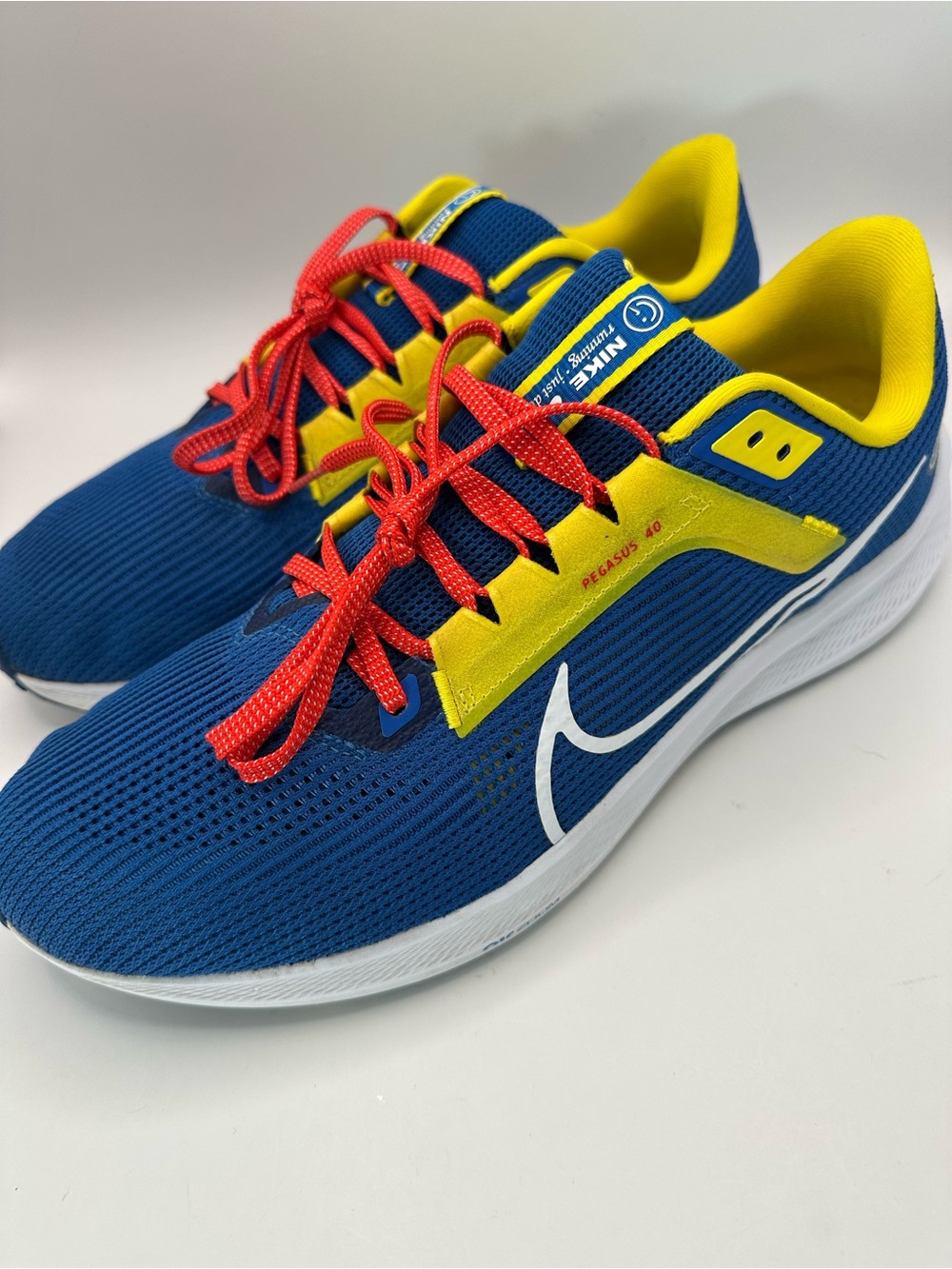 Nike Air Zoom Pegasus 40 Club America Blue Yellow FN0012-400 - Men's Size 12.5